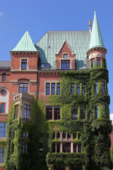 altes Wohnhaus in der Speicherstadt, Hamburg