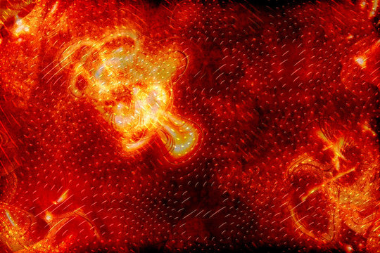 Colorful Abstract fire and flame Background Image