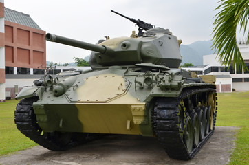 Army forest tank