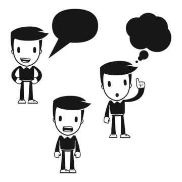 funny cartoon helper man