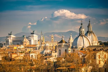 Foto auf Acrylglas Aerial view of Rome © sborisov