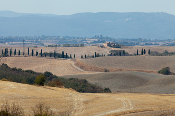 Fototapeta premium Crete Senesi - The landscape of the Tuscany. Italy