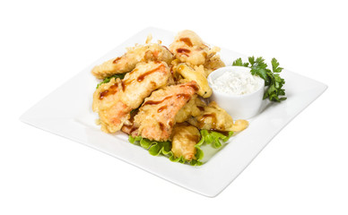Salmon Tempura , Japanese Food