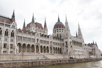 Budapest, the building of the Parliament (Hungary)