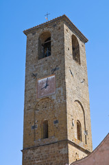 Fototapeta na wymiar Kościół św Donata. Civita di Bagnoregio. Lazio. Włochy.
