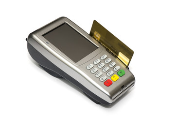 Device attached to your credit card gold card