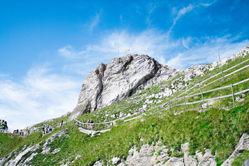 Mountain Pilatus in Switzerland