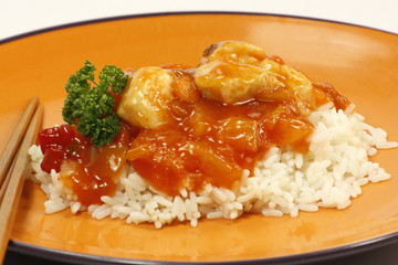 poulet sauce aigre-douce