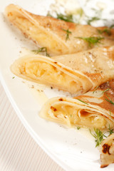 pancakes with cheese