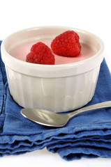 Entremets à la framboise