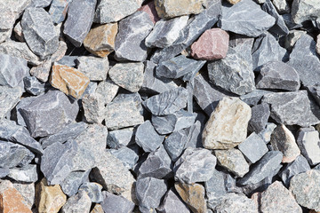 Nahaufnahme Schotter