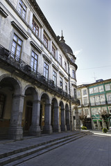 Fototapeta premium Lisbon typical square