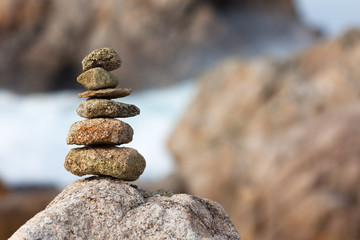 Steinmännchen auf Felsen