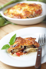 Aubergine gratin