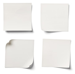 white note paper office business