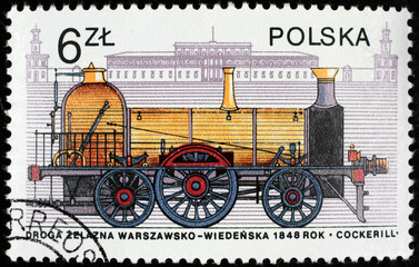 Fototapeta na wymiar polish postage stamp