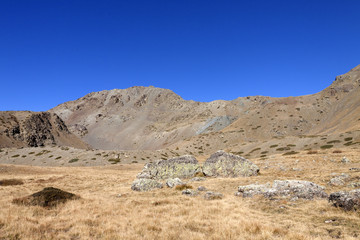 Site, black lakes and Gignoux, France