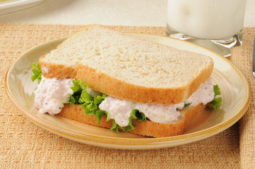 Deviled ham sandwich
