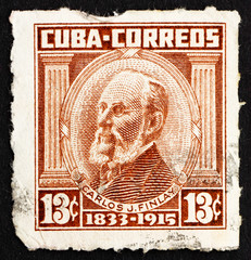 Postage stamp Cuba 1964 Carlos Juan Finlay, Physician