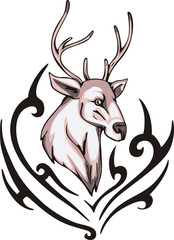 reindeer tattoo