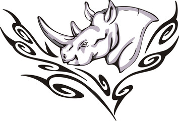 rhino tattoo
