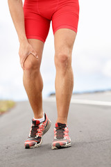 Knee pain - running sport injury