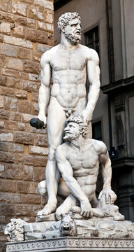 Hercules and Cacus by Bandinelli  (1533)