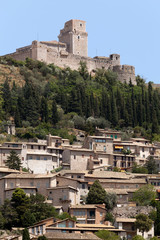 Obraz premium Fortress Rocca Maggiore, Assisi, Italy