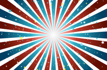 Fototapeta premium Stars and Stripes Background