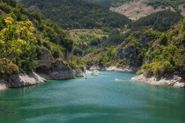 Fototapeta na wymiar Lake San Domenico - Panorama