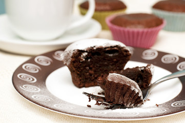 chocolate muffins