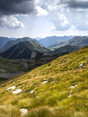 Fototapeta na wymiar Alpejskie krajobrazy w Alpach włoskich