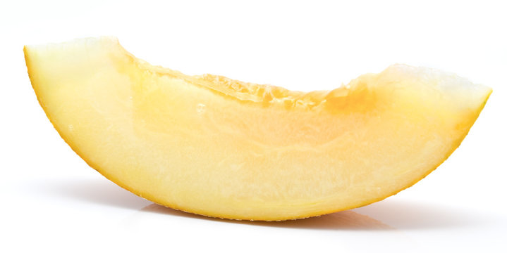 Slice of melon isolated