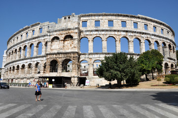Pula colosseum, Croatia