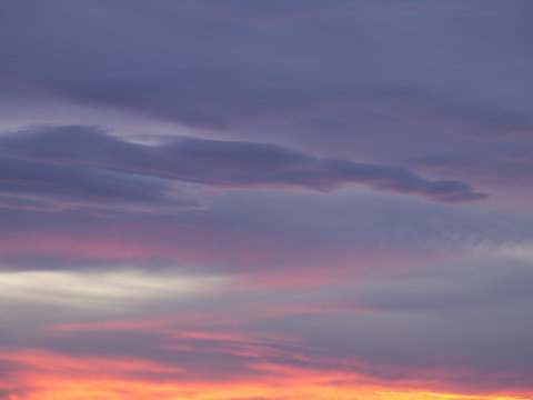 view of clouds at sunset © dunningada