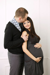 young pregnant couple