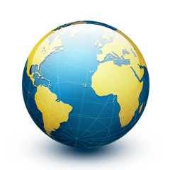 Fototapeta na wymiar Globe icon