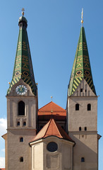 Fototapeta premium Stadtpfarrkirche St. Walburga