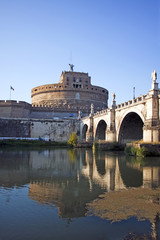 Fototapeta premium View of Castel Sant'Angelo in Rome