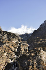 catena montuosa in nepal