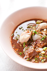 Close up thai noodle