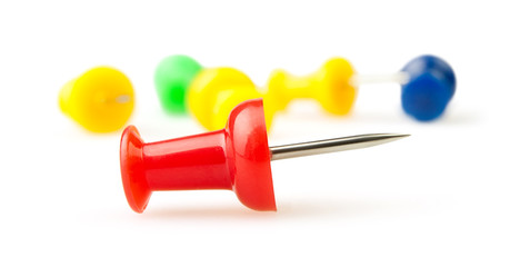 colorful pushpins