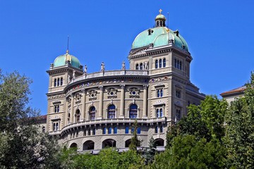 Fototapeta na wymiar Federal Palace w Berno, Szwajcaria