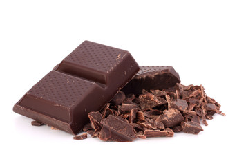 Chopped chocolate  bars