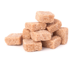 Lump brown cane sugar cubes