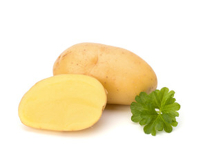 New potato and green parsley