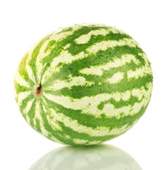 Ripe watermelon isolated on white