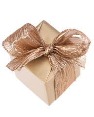 Luxurious gift isolated on white background