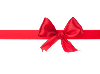 Festive gift ribbon and bow