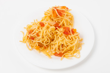 Spaghetti whit tomato sauce